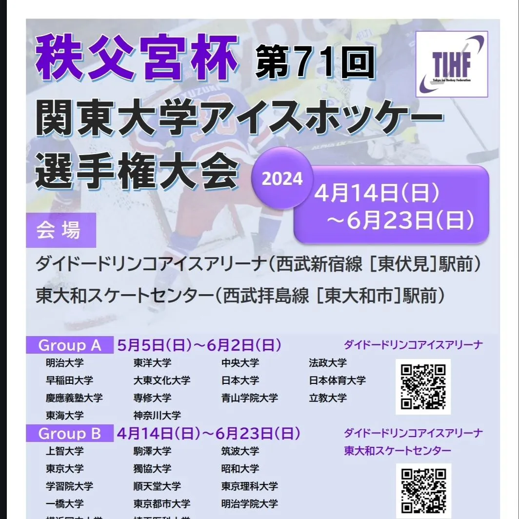 大学アイスホッケー春の大会