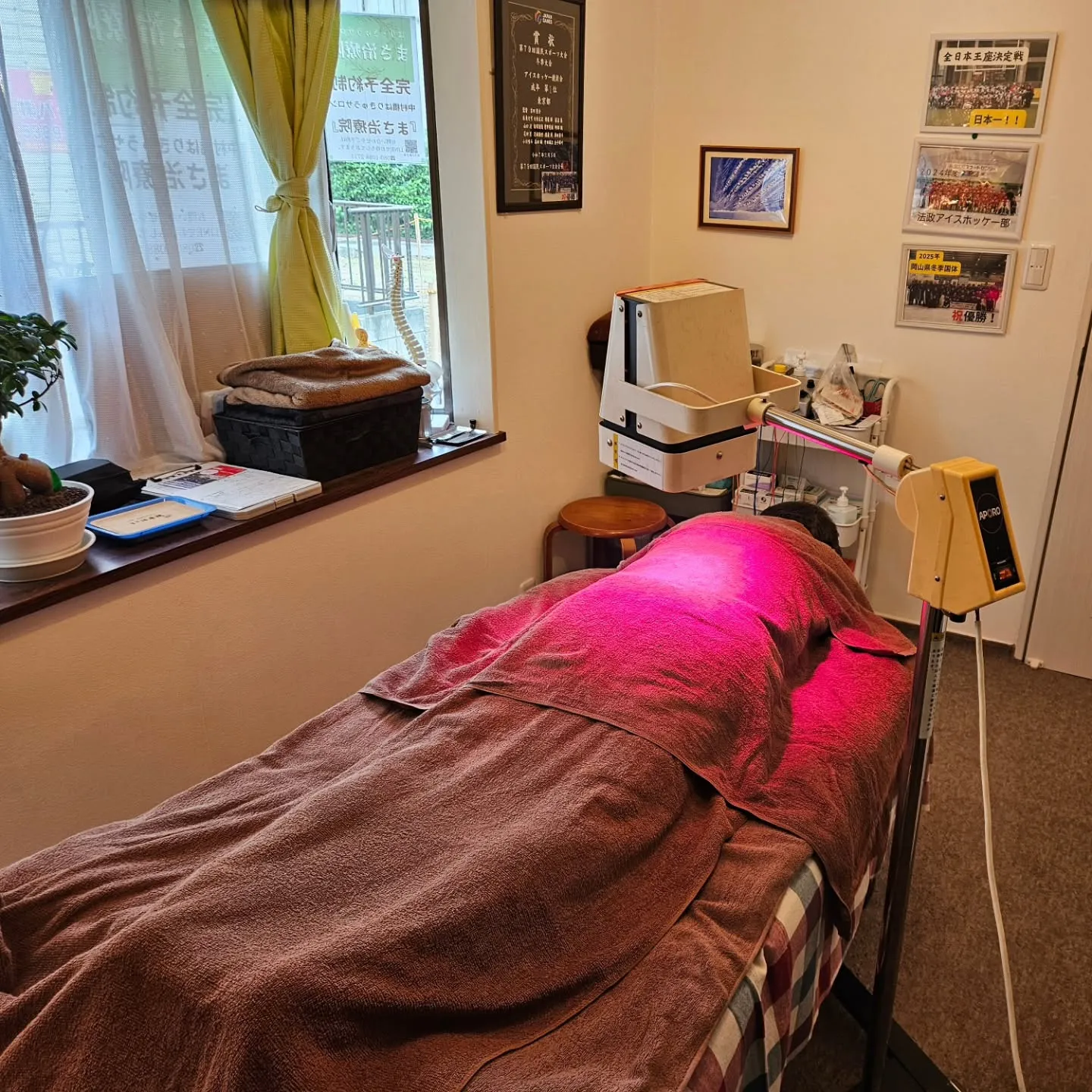 本日は腰痛治療