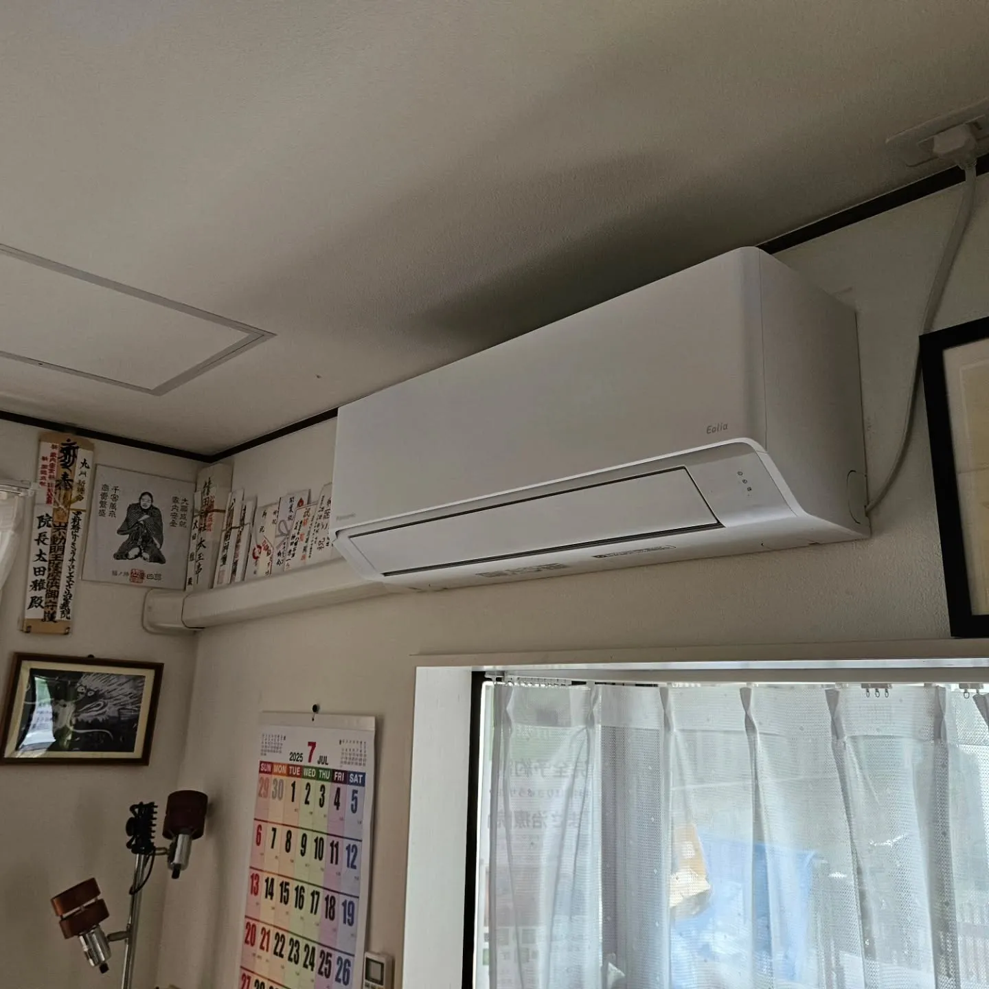 新品エアコンに交換